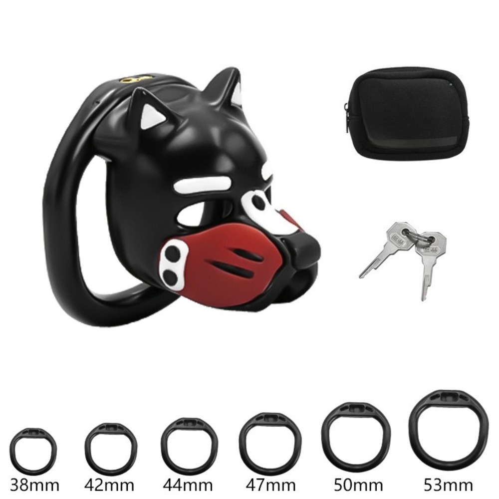 Dog Toys - New Dog Head Chastity Cage with
