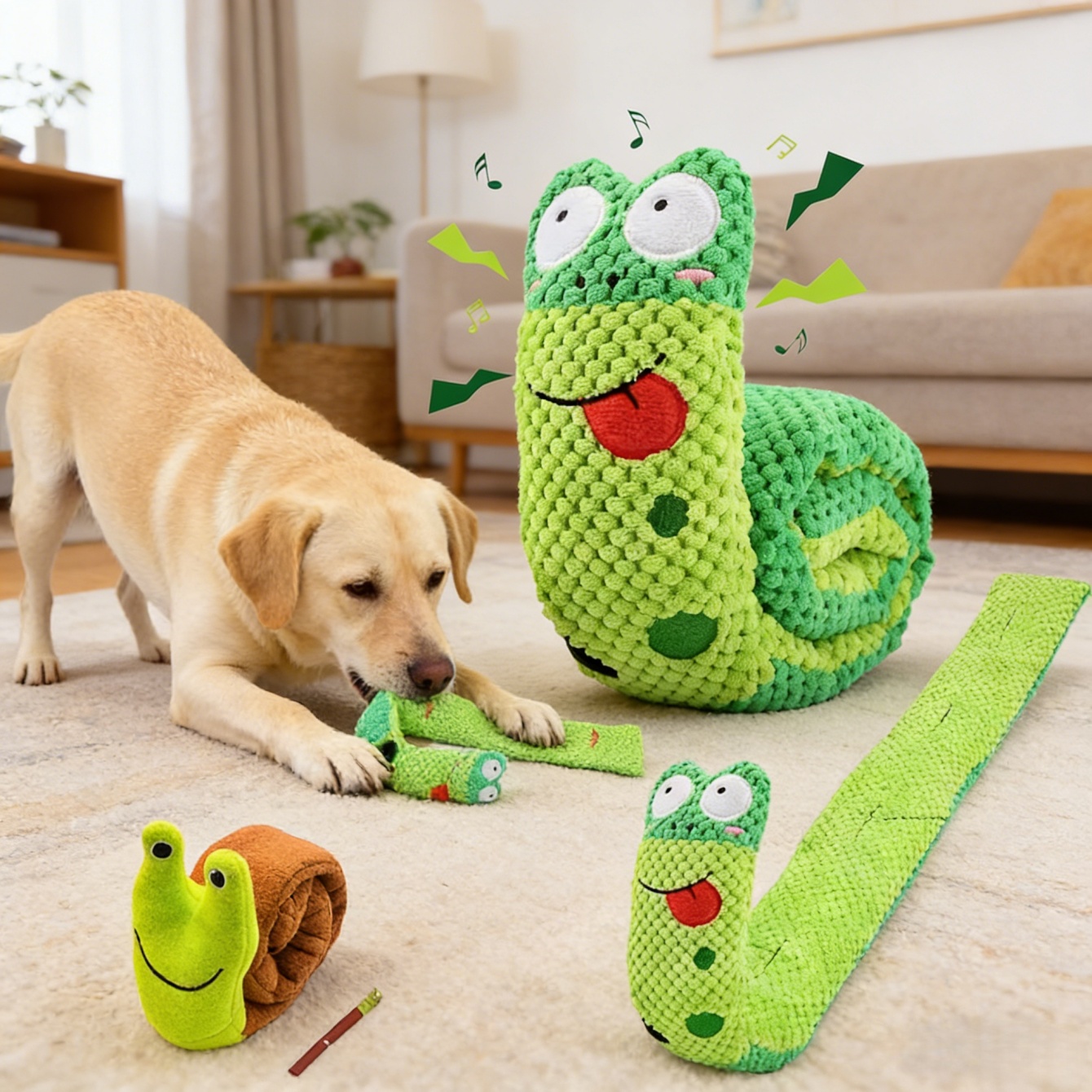 Indestructible Dog Chew Toy - Dog Puzzle Feeder Interactive Toy Indestructible