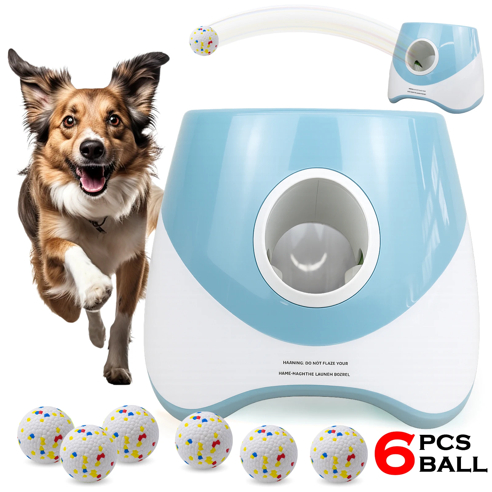 Dog Tennis Ball Launcher Dogs  - Interactive Squeaky Plush Dog Toy recension och pris