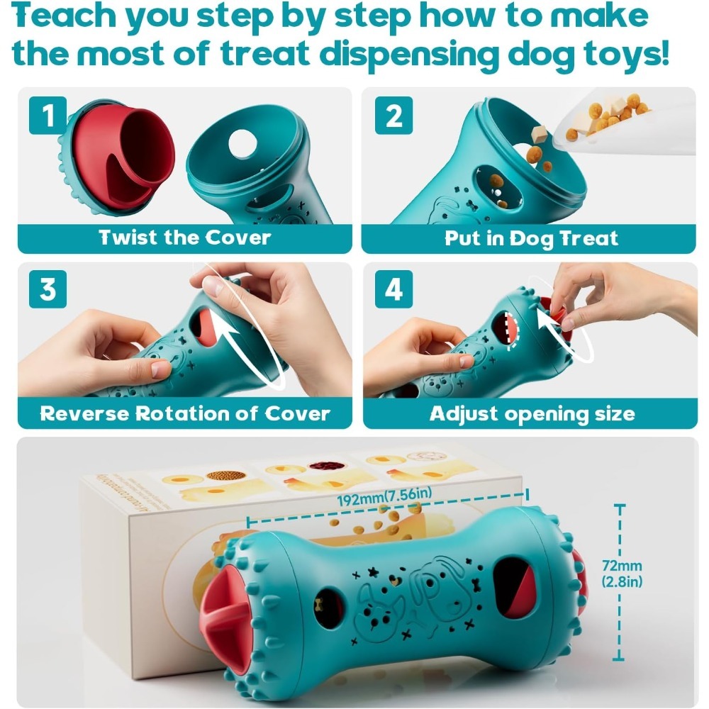 Interactive Dog Toys Adjustabl - Indestructible Dog Chew Toy recension och pris