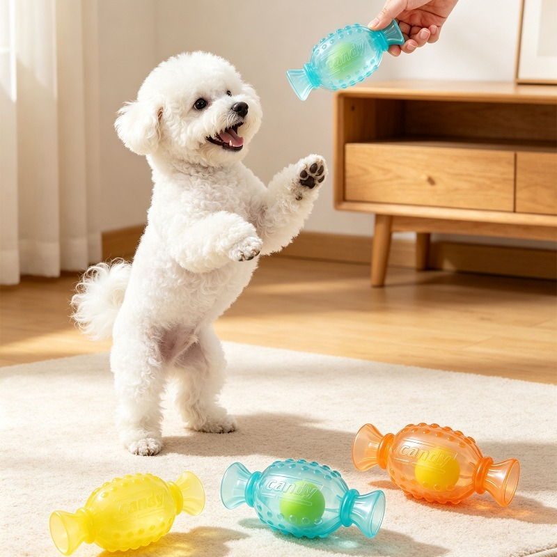 Pet Dog Chew Toy Squeaky Bite- - Interactive Squeaky Plush Dog Toy recension och pris