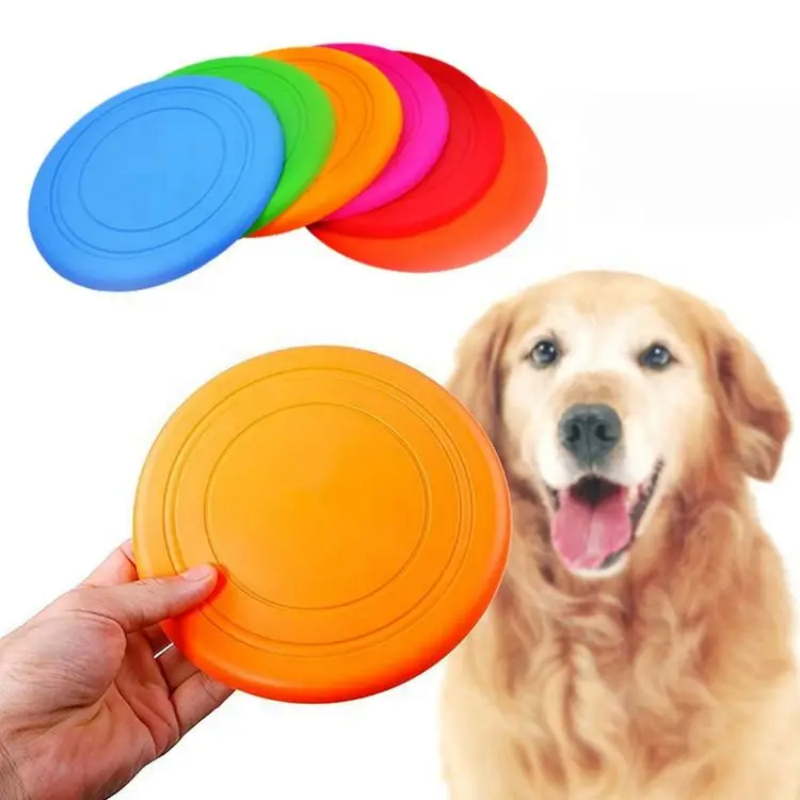 Chewable Soft Rubber Flying Di - Flying Disc Dog Training Toy recension och pris