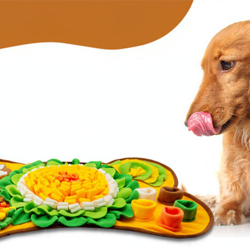 Dog Snuffle Mat Bone Design Pe - Dog Puzzle Feeder Toy recension och pris