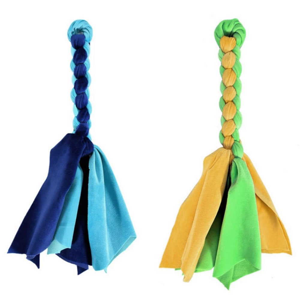 Dogs Flirt Lure Pole Stick Toy - Interactive Squeaky Plush Dog Toy recension och pris