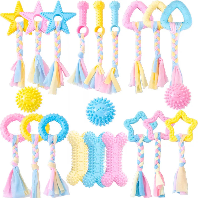 Durable Rubber Dog Chew Toy fo - Teeth Cleaning Dog Chew Bone recension och pris