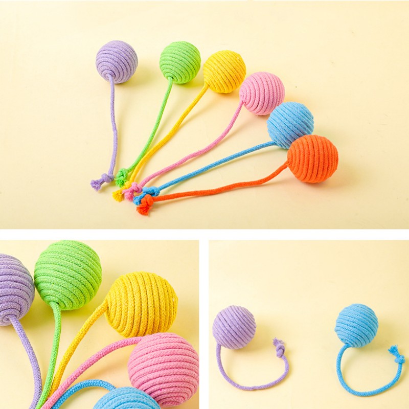 Cat Toy Cotton Ball Cat Toys I - Interactive Squeaky Plush Dog Toy recension och pris