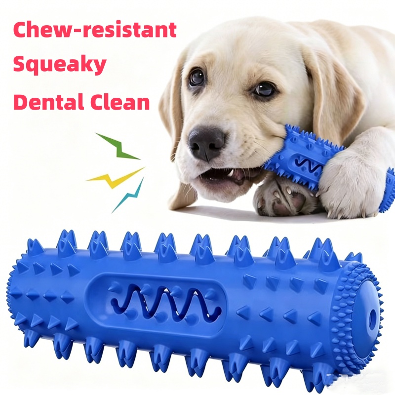 Durable Squeaky TPR Dog Chew T - Rubber Treat Dispensing Dog Toy recension och pris