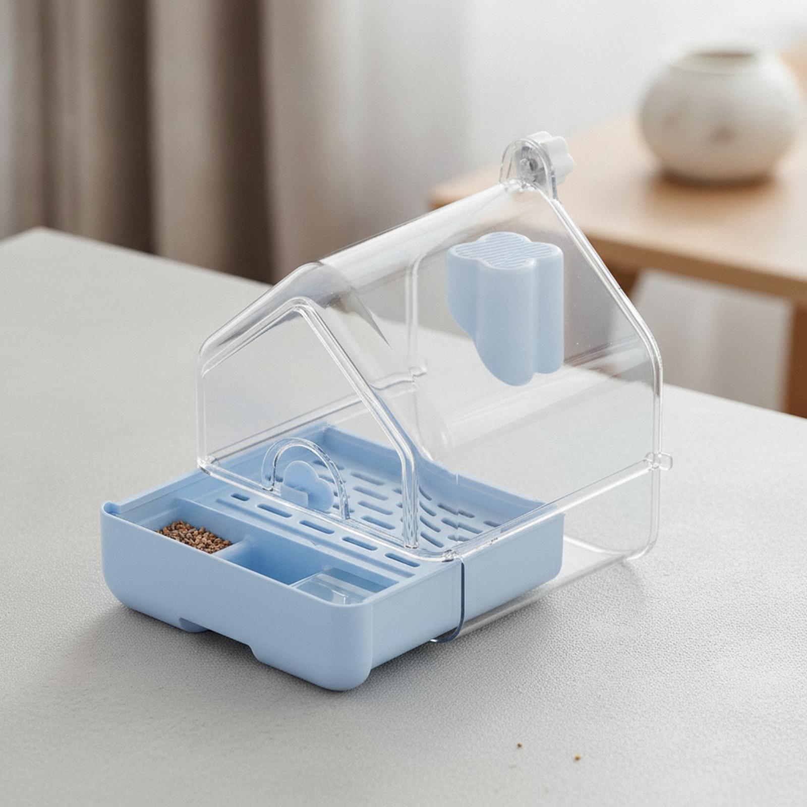 Bird Bath with Food Box Cage-M - Pet Feeders recension och pris