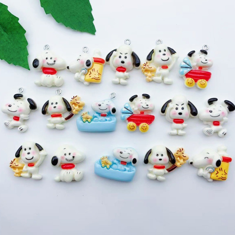 12pcs resin cartoon dog pendan - Dog Toys recension och pris
