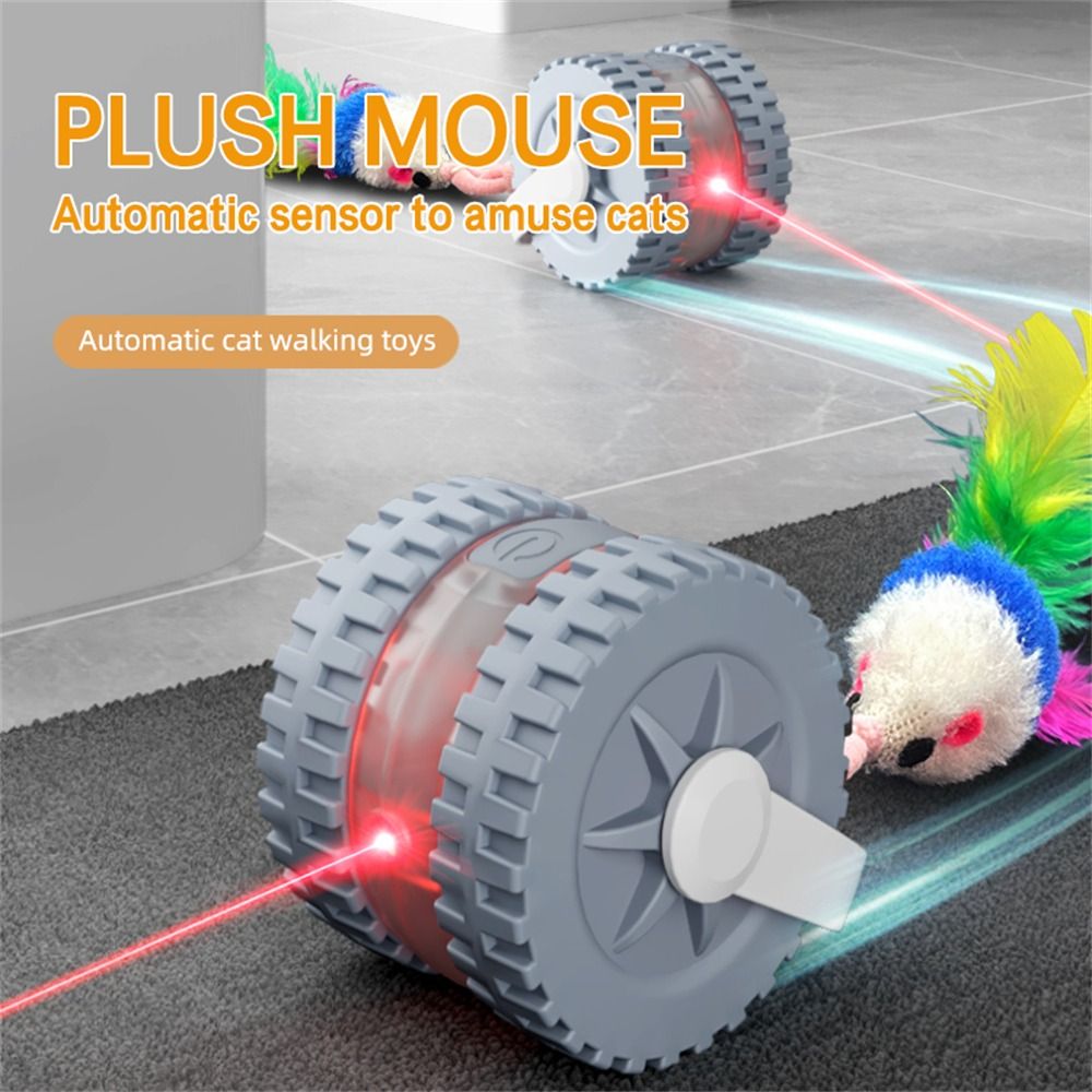 With Mouse Tail Infrared Laser - Automatic Moving Dog Ball recension och pris