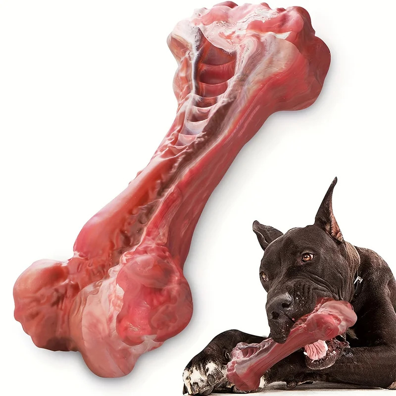 Super Tough Indestructible Dog - Teeth Cleaning Dog Chew Bone recension och pris