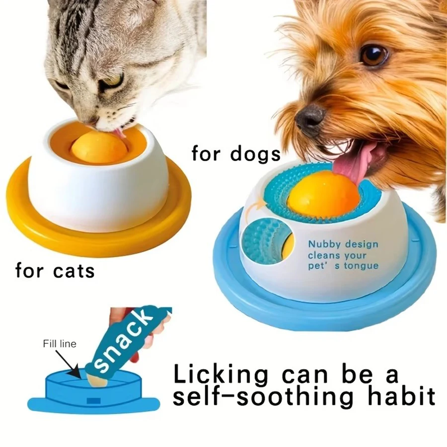 Pet Lick Toy Slow Feeding Disp - Interactive Squeaky Plush Dog Toy recension och pris