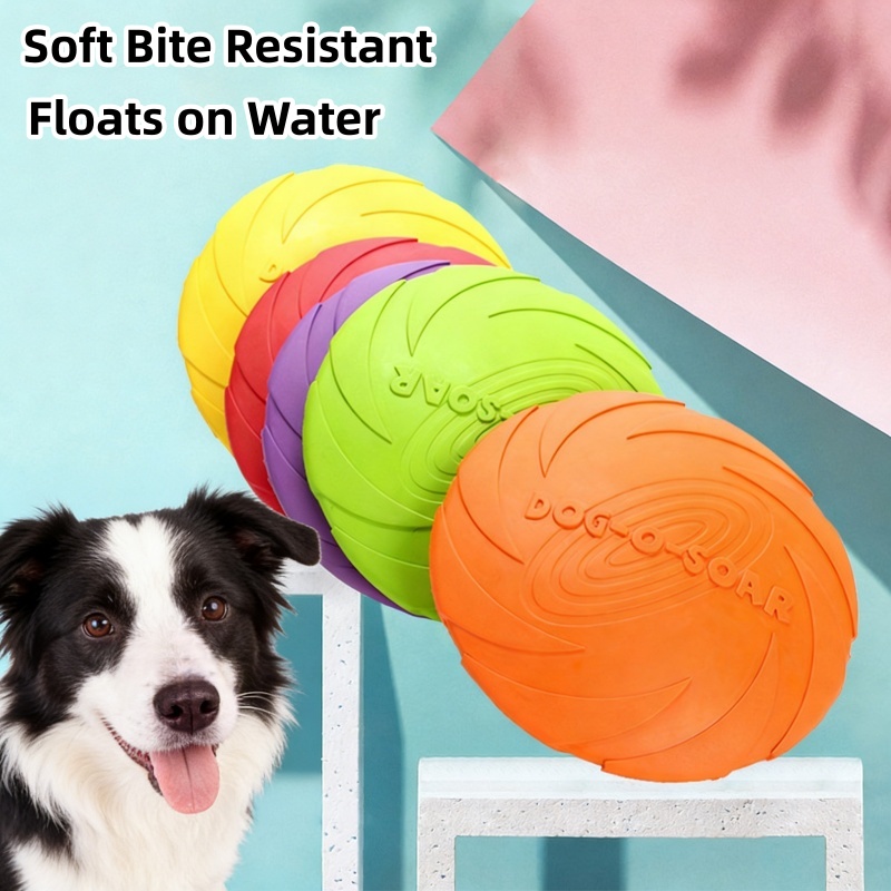 Chew Resistant Silicone Flying - Flying Disc Dog Training Toy recension och pris