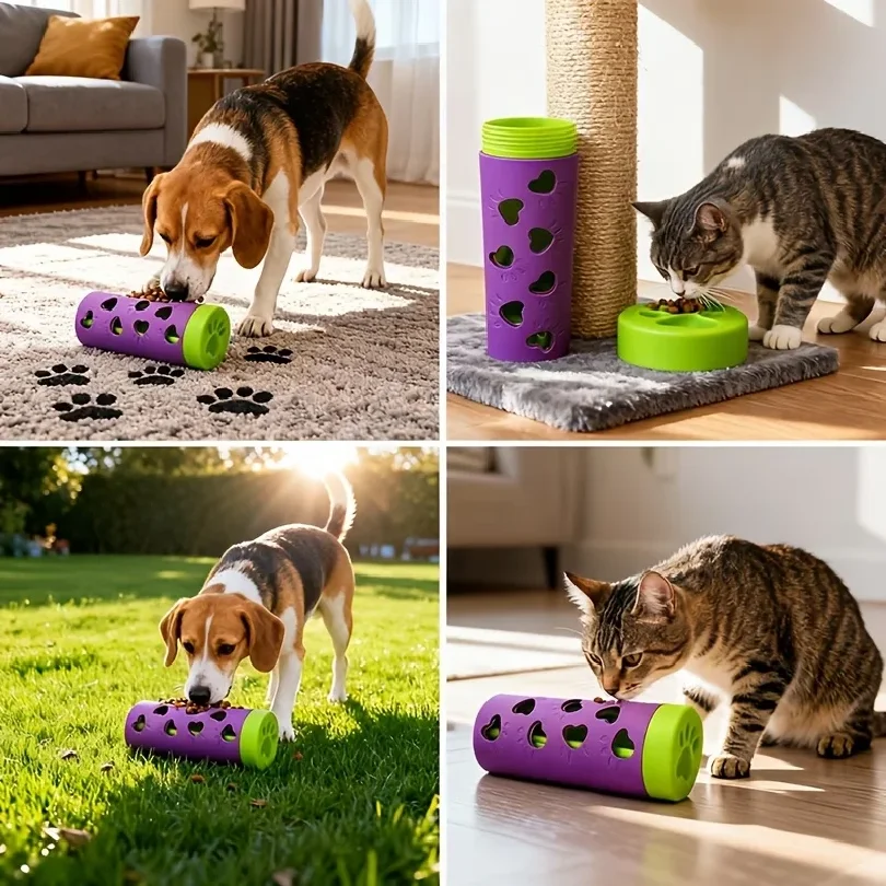 Interactive Detachable Pet Slo - Rubber Treat Dispensing Dog Toy recension och pris
