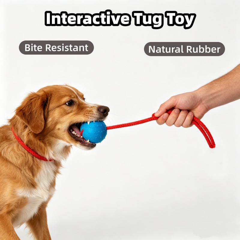 Indestructible Dog Ball with R - Indestructible Dog Chew Toy recension och pris