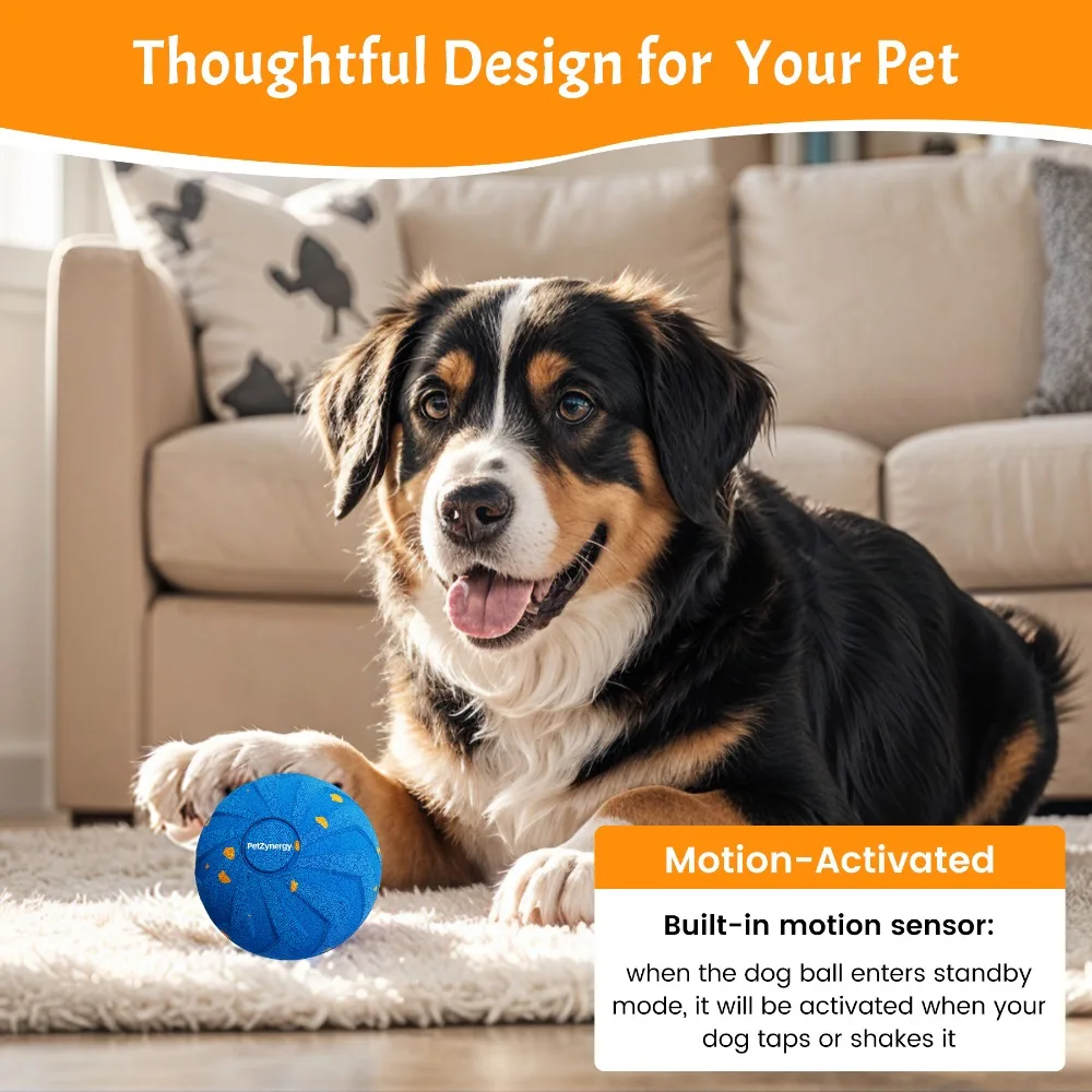 Bite Resistant Smart Dog Toy B - Automatic Moving Dog Ball recension och pris