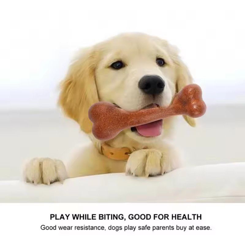 Beef Flavor Dog Chew Toy Simul - Teeth Cleaning Dog Chew Bone recension och pris