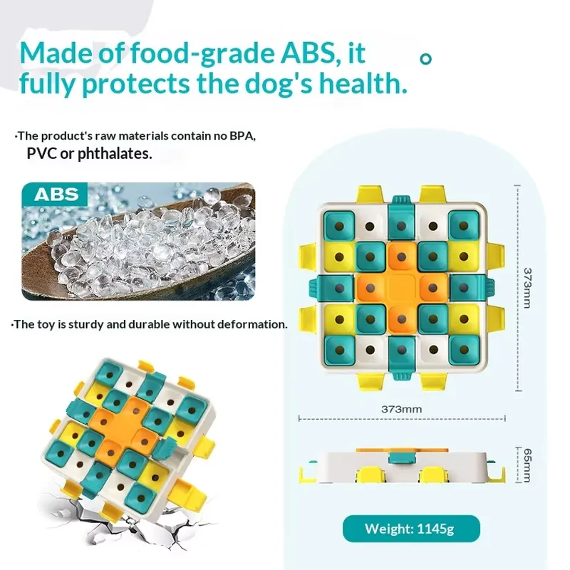 for ABS Modern Cute Educationa - Dog Puzzle Feeder Toy recension och pris
