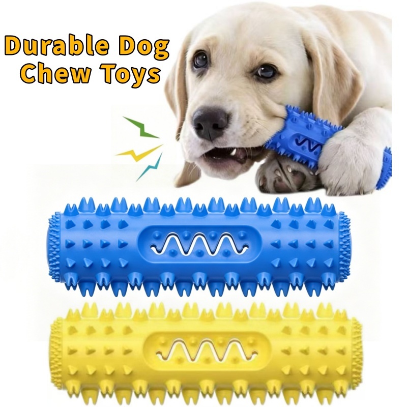 Dental Chew Stick 3 In 1 Cooli - Interactive Squeaky Plush Dog Toy recension och pris