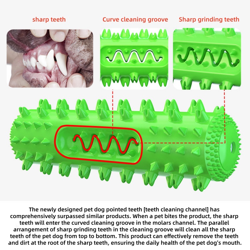 Dental Chew Stick 3 In 1 Cooli - Interactive Squeaky Plush Dog Toy recension och pris